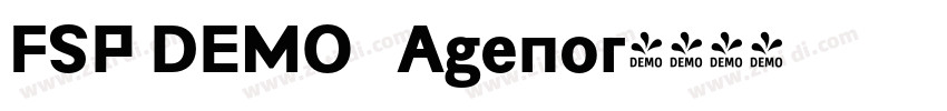 FSP DEMO   Agenor字体转换